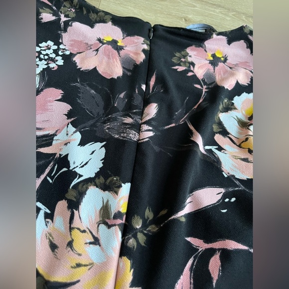 INC International Concepts Peony Garden Floral Bodycon Dress Black Size 2X - Picture 8 of 8